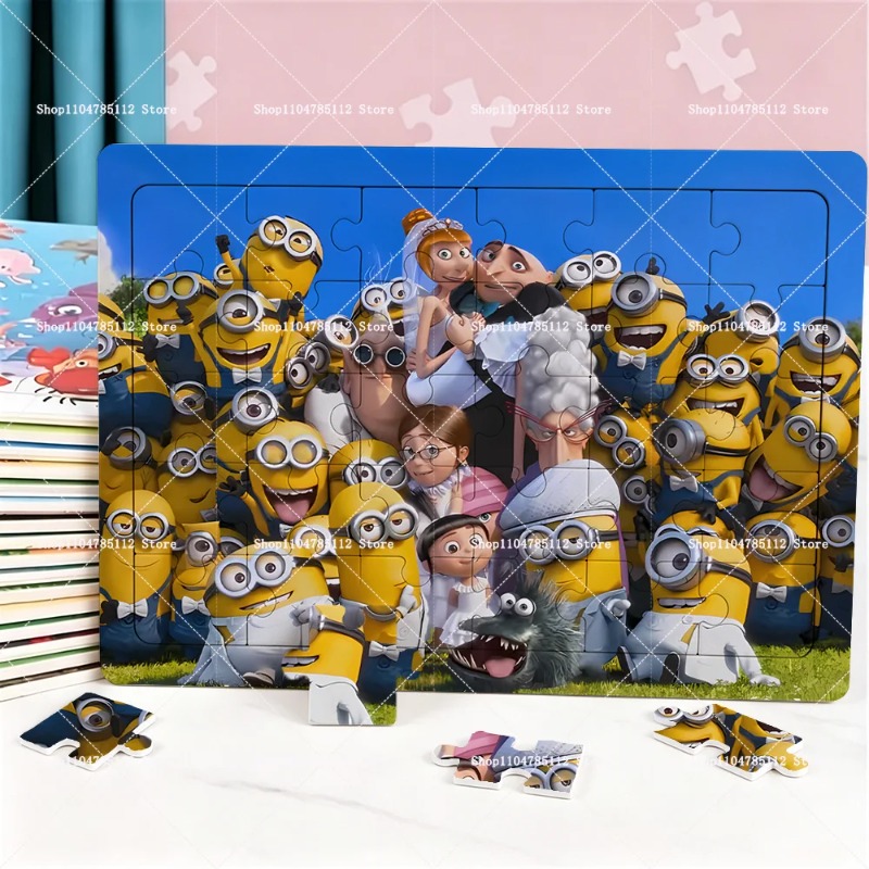 2026 Minions Puzzle Cartoon An - огляд і ціна Party Games Simple