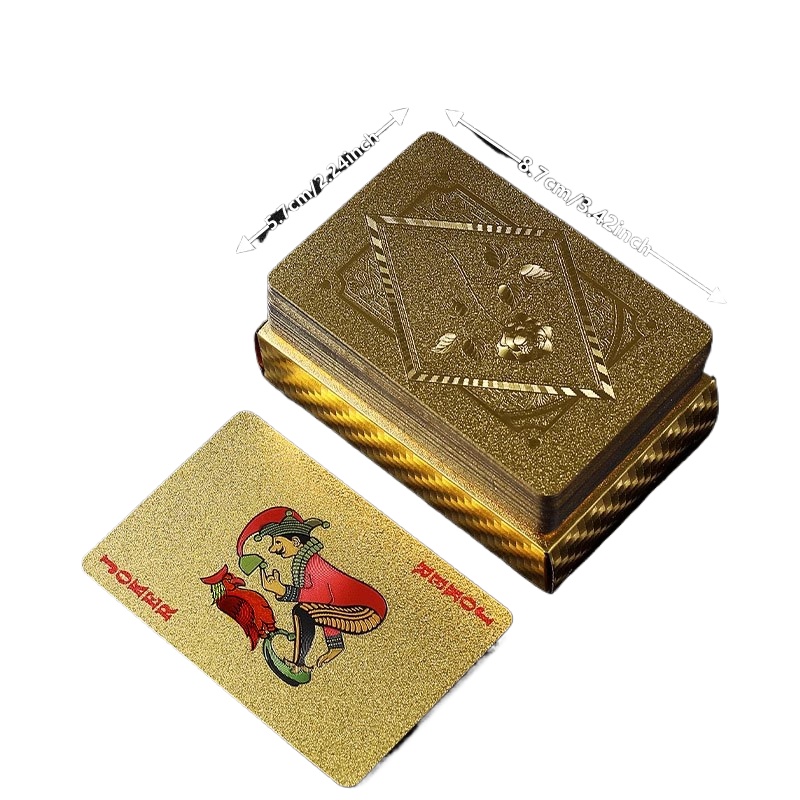 Gold Foil Skull Poker Cards Wa - огляд і ціна Party Games Using Playing Cards