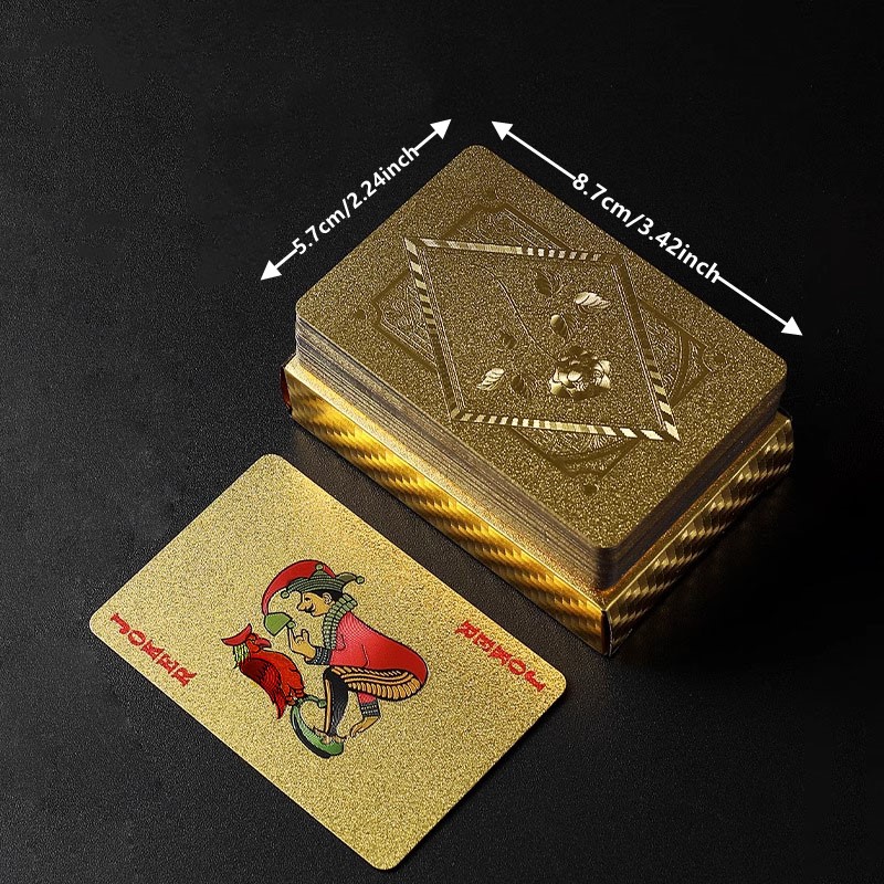 Gold Foil Skull Poker Cards Wa - огляд і ціна Party Games Using Playing Cards