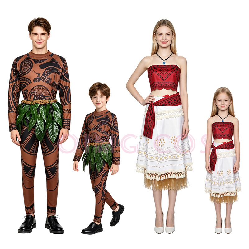 Moanaa Maui‌i Cosplay Costume  - огляд і ціна Party Games Groups