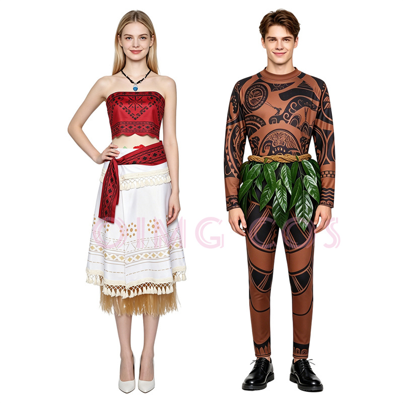 Moanaa Maui‌i Cosplay Costume  - огляд і ціна Party Games Groups