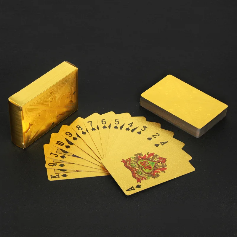Gold Foil Skull Poker Cards Wa - огляд і ціна Party Games Using Playing Cards