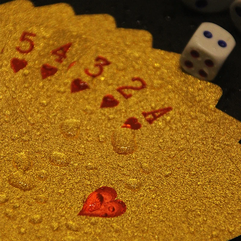 Gold Foil Skull Poker Cards Wa - огляд і ціна Party Games Using Playing Cards