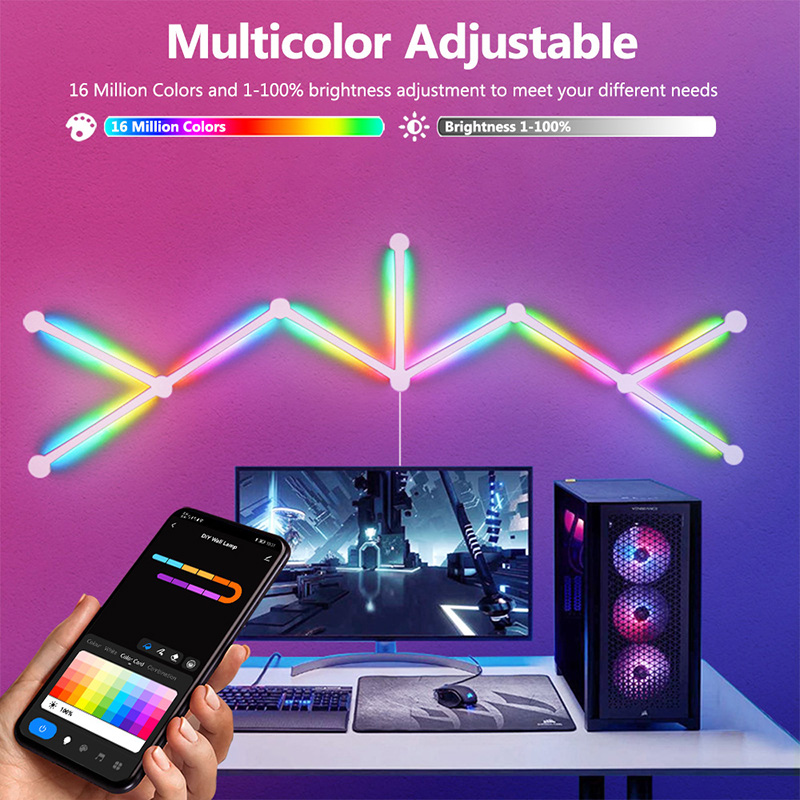 Smart RGB Wall Lamp, Bluetooth - огляд і ціна Party Games Groups