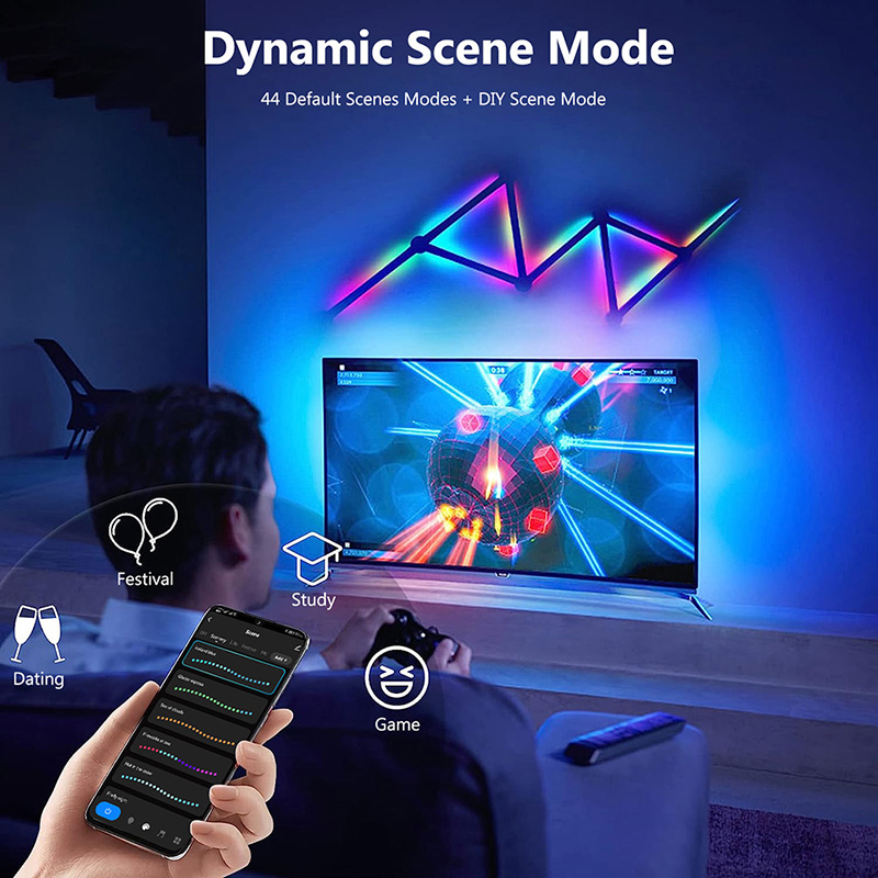 Smart RGB Wall Lamp, Bluetooth - огляд і ціна Party Games Groups