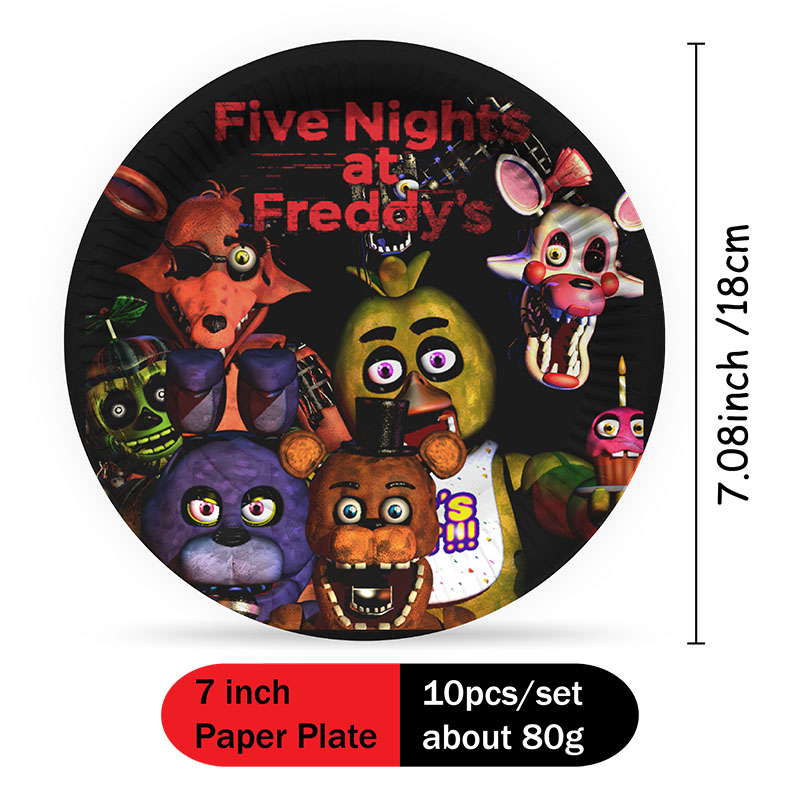 FNAF Themed Paper Plate Cups C - огляд і ціна Party Games At Christmas