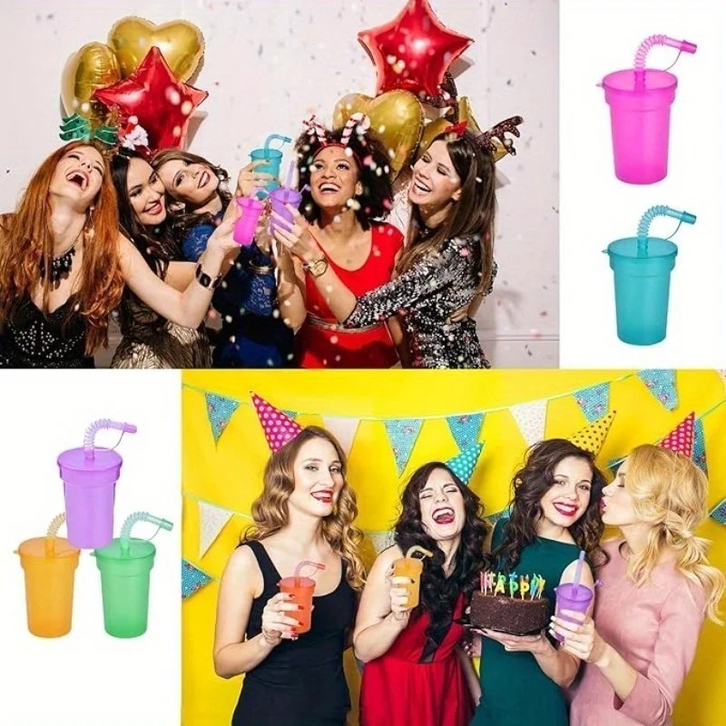 6-18PCS Portable Party Cup wit - огляд і ціна Party Games Youth