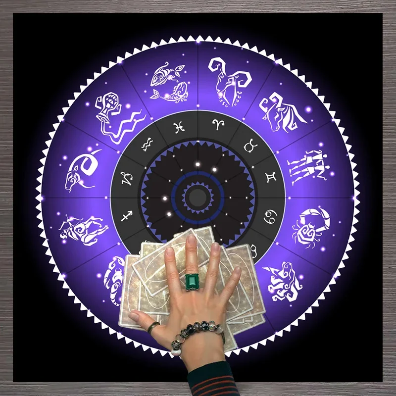 Tarot Cloth Purple Zodiac Whee - огляд і ціна Zodiac Party Games