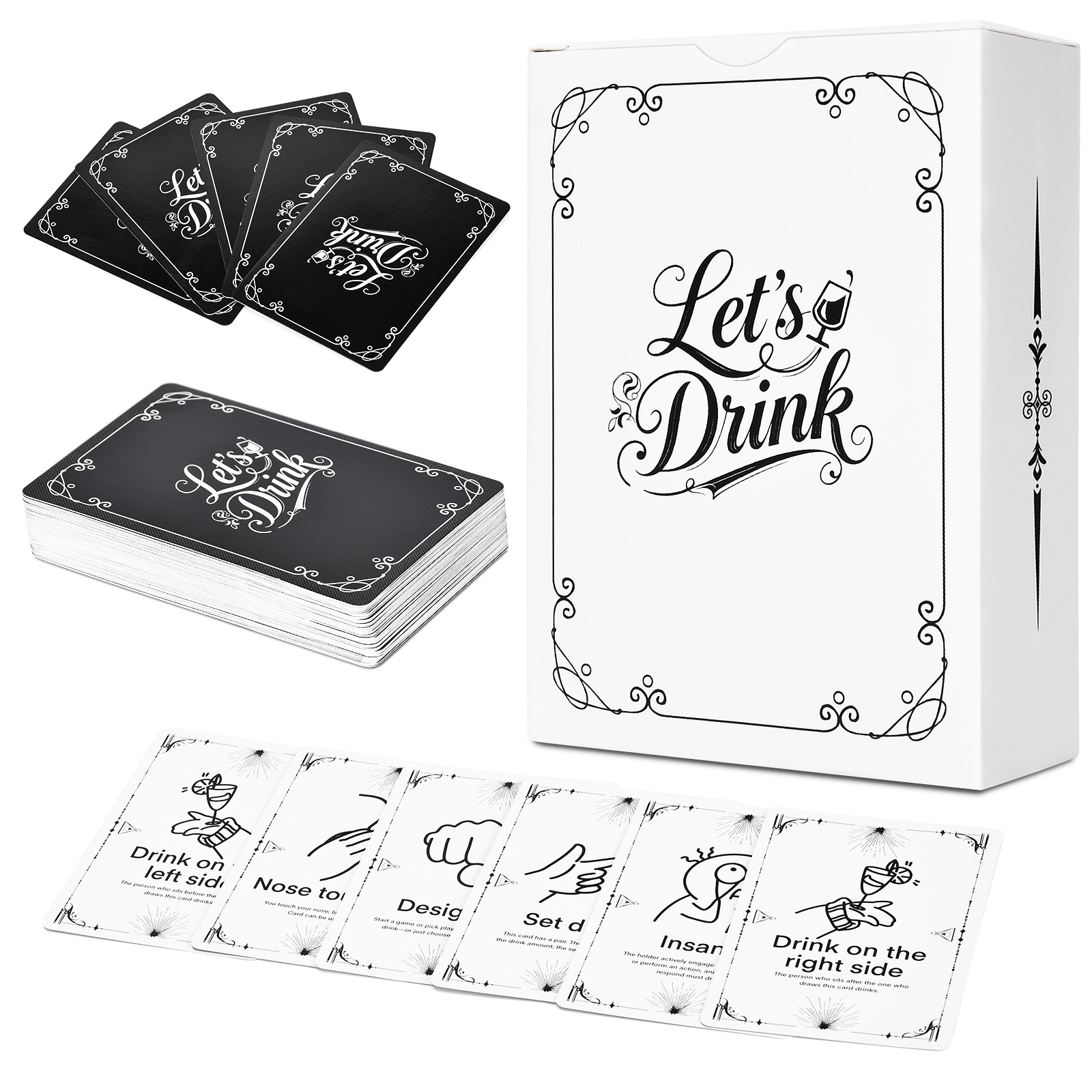Adult Drinking Game Cards – 52 - огляд і ціна Party Games Adult Birthday