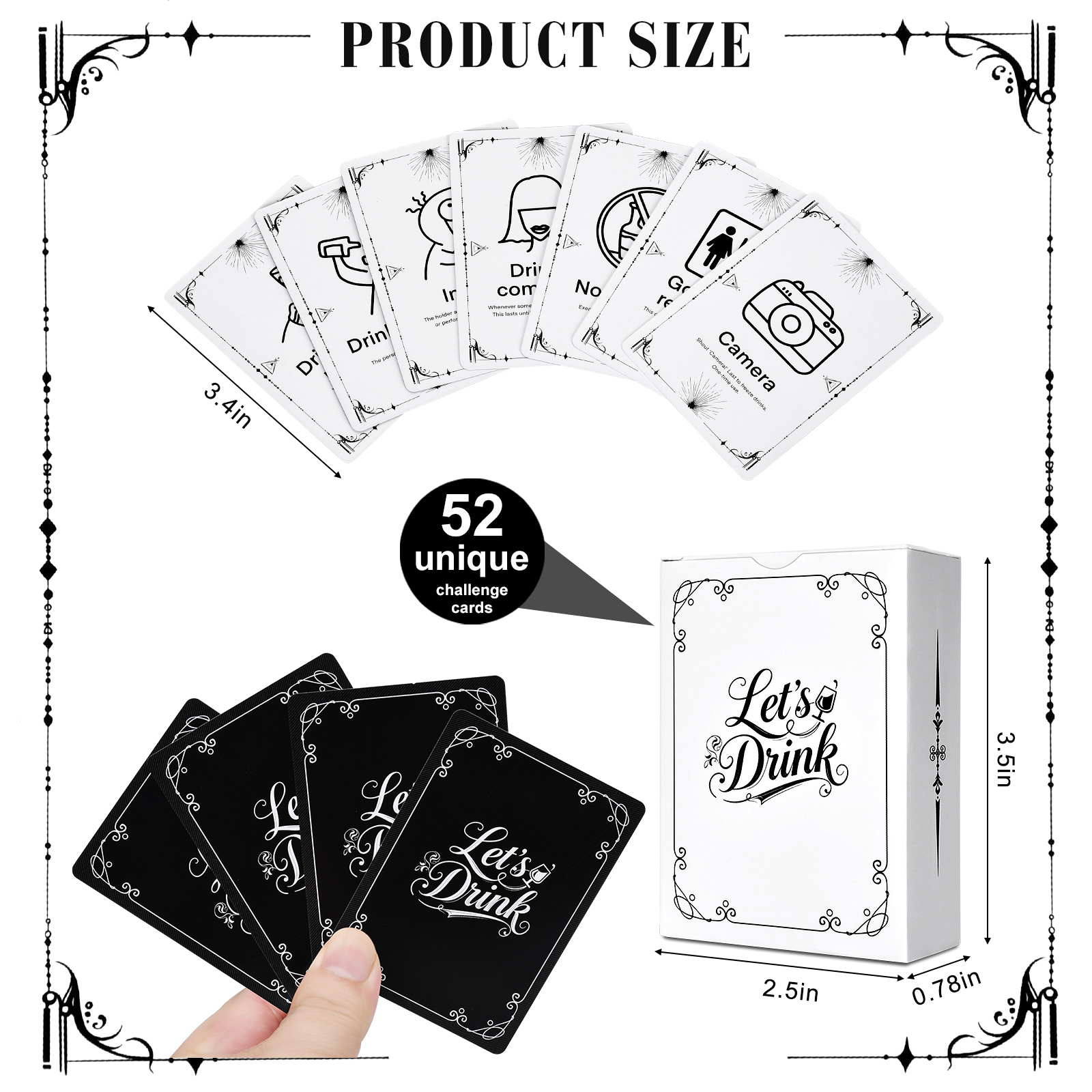 Adult Drinking Game Cards – 52 - огляд і ціна Party Games Adult Birthday