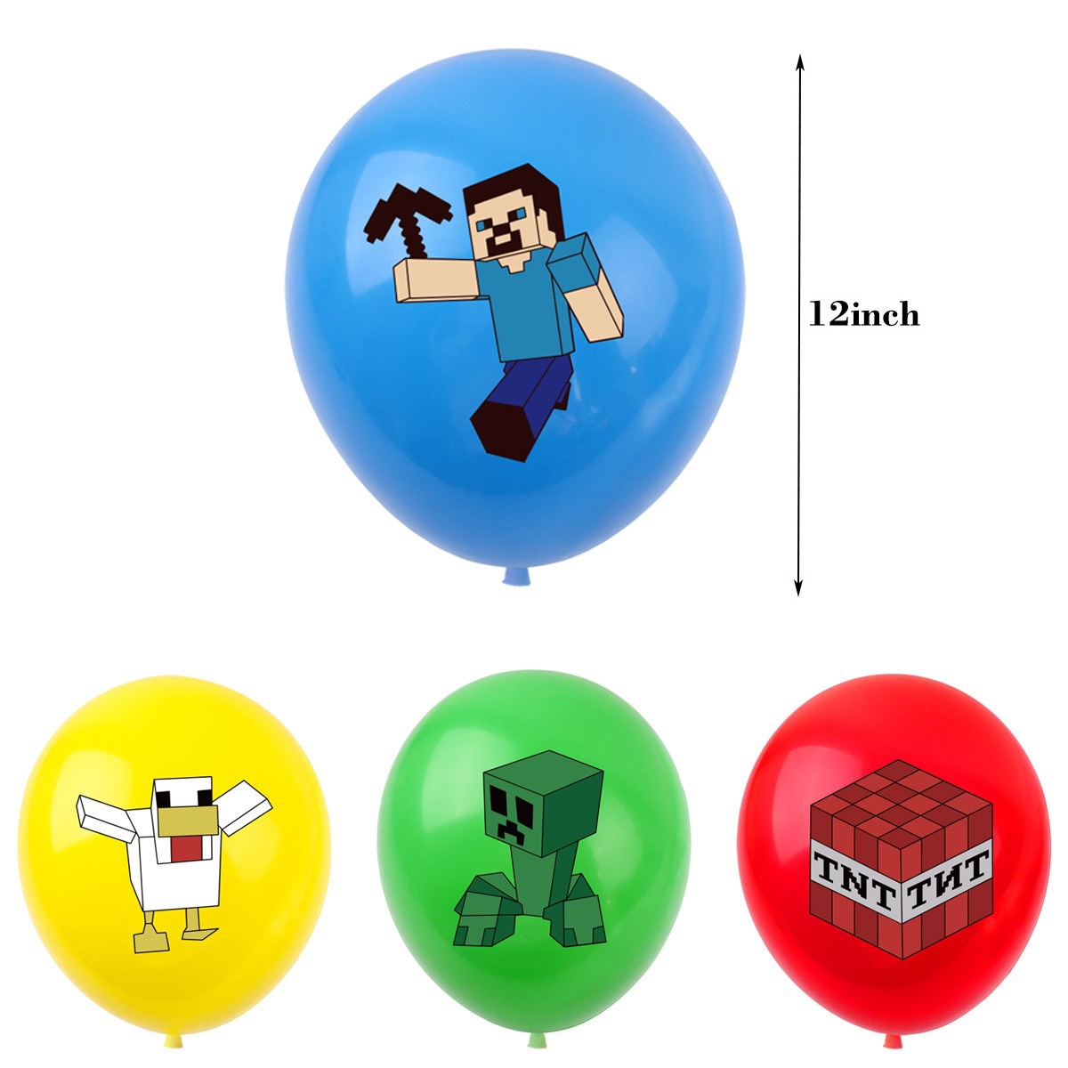 50/100pcs for Minecrafte Pixel - огляд і ціна Party Games Adult Birthday